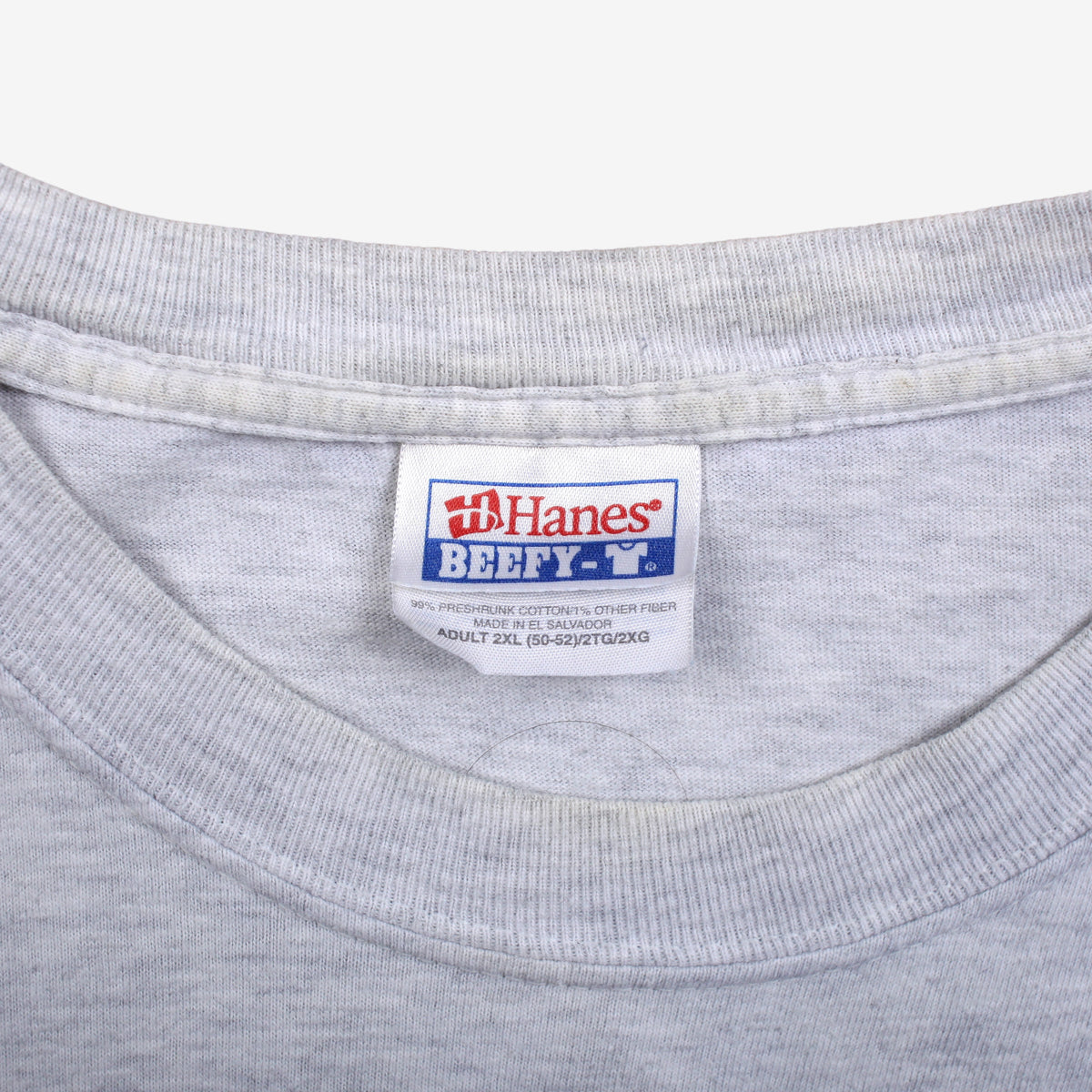 Vintage Hanes T-shirt 2XL Mens 00s Grey Long Island NY Biker Motorcycle