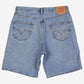 Levis 550 Denim Baggy Shorts Jorts 36 00s Blue Relaxed Light Wash Summer