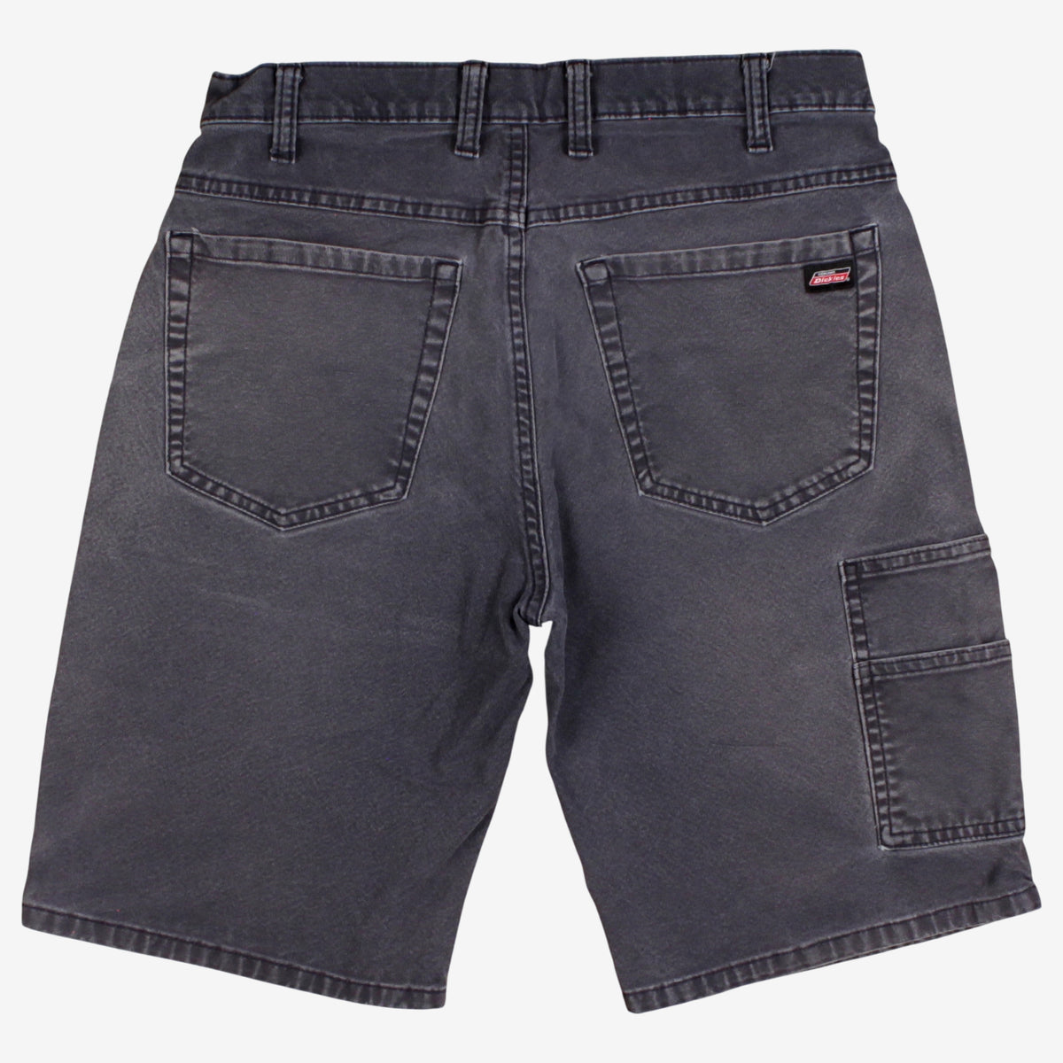 Dickies Shorts 32 Mens 00s Grey Carpenter Utility Workwear Canvas Cotton