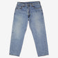 Levis 550 Jeans 36x30 Blue Relaxed Taper Faded Stonewash Zip Denim