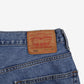 Levis 550 Jeans 36x30 Blue Relaxed Taper Faded Stonewash Zip Denim
