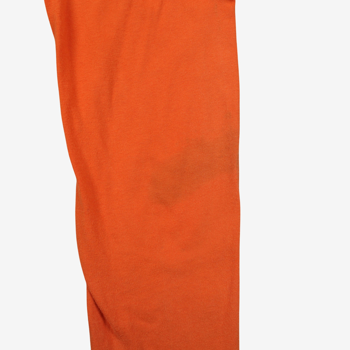 Gap Biker T-shirt L Mens Orange Motorcycle Graphic V-neck Long Sleeve