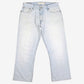 Levis 527 Jeans 34x29 Blue Slim Bootcut Low Boot Cut Light Stonewash Denim
