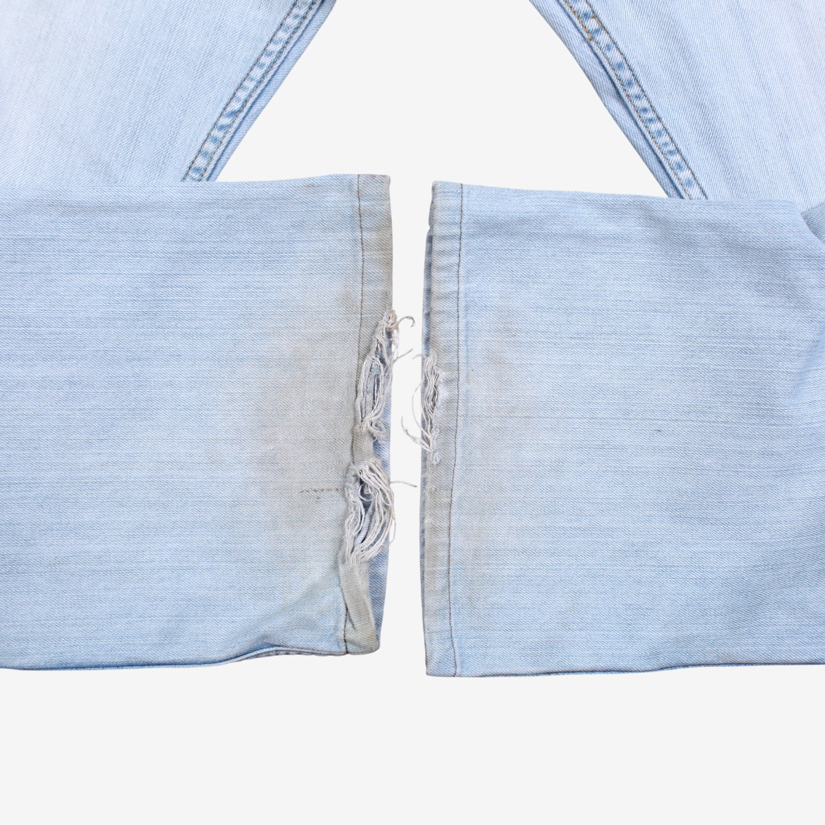 Levis 527 Jeans 34x29 Blue Slim Bootcut Low Boot Cut Light Stonewash Denim