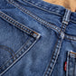 Levis 505 Jeans 31x32 Mens Blue Regular Straight Faded Zip Fly Denim