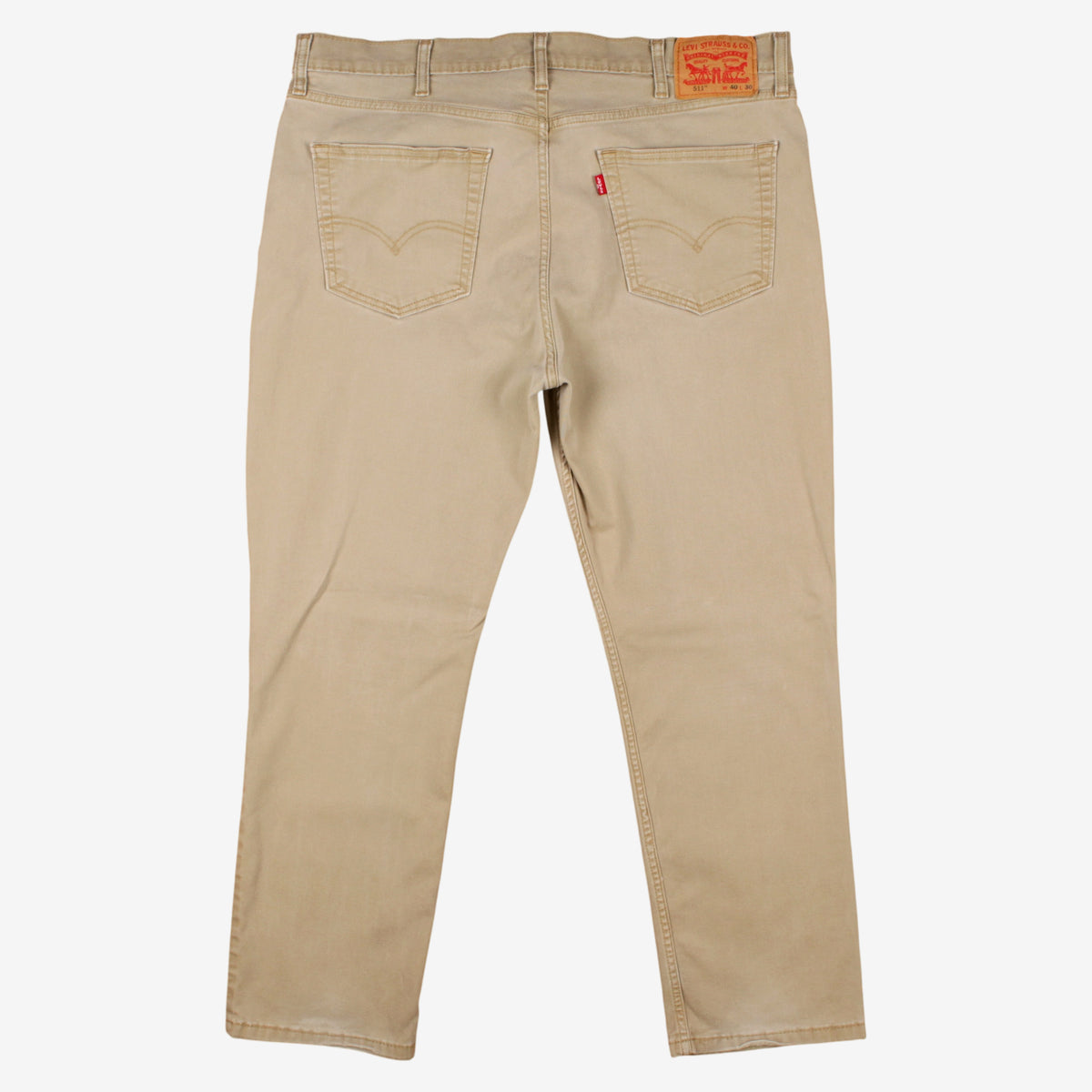 Levis Trousers Pants 40x30 Mens 00s Beige Levi's Chino Straight