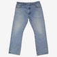 Levis 517 Jeans 38x32 Blue Regular Bootcut Faded Zip Fly Mid Rise Denim