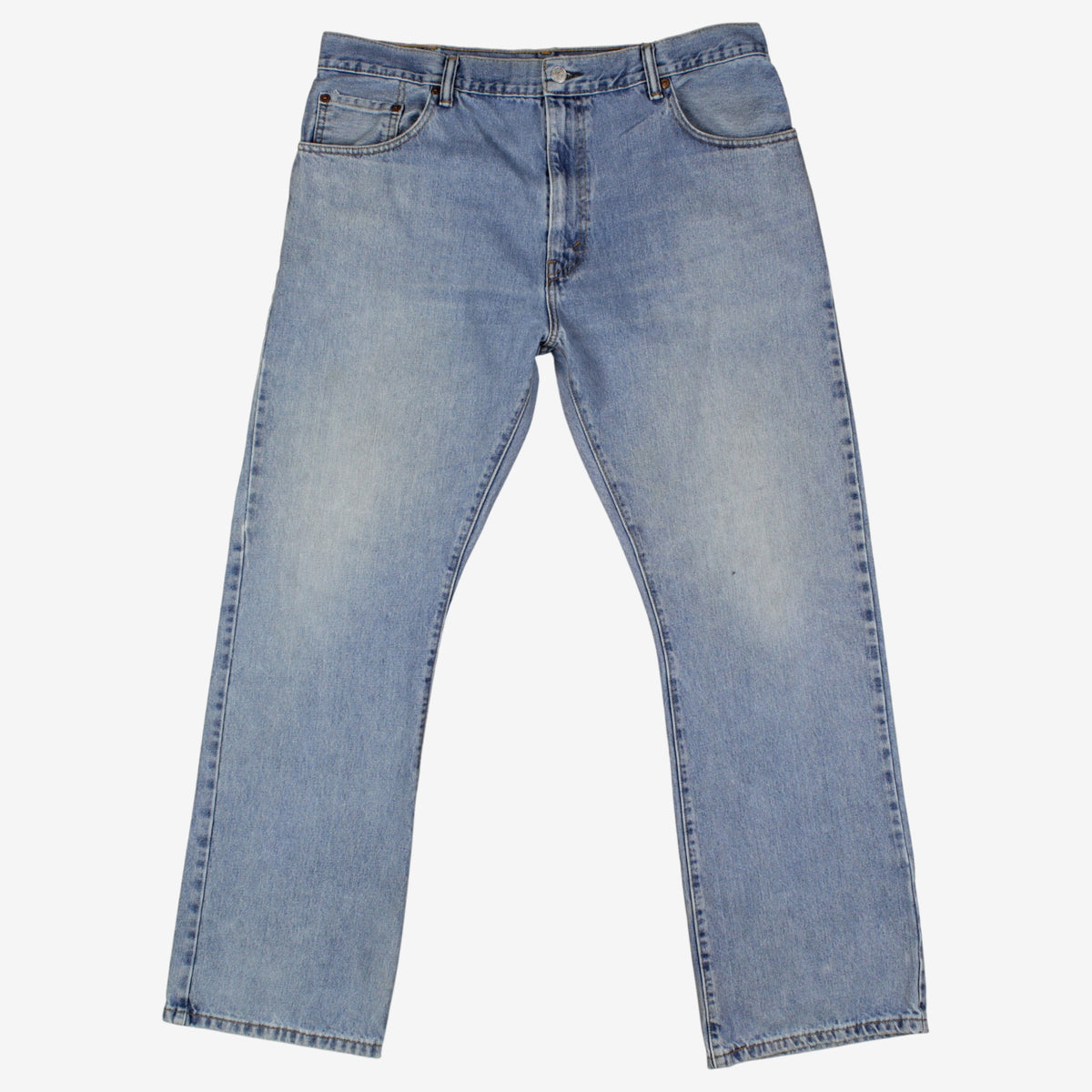 Levis 517 Jeans 38x32 Blue Regular Bootcut Faded Zip Fly Mid Rise Denim