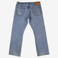 Levis 517 Jeans 38x32 Blue Regular Bootcut Faded Zip Fly Mid Rise Denim