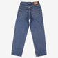 Levis 550 Jeans 28x30 Blue Relaxed Taper Faded Mid Rise Zip Red Tab Denim