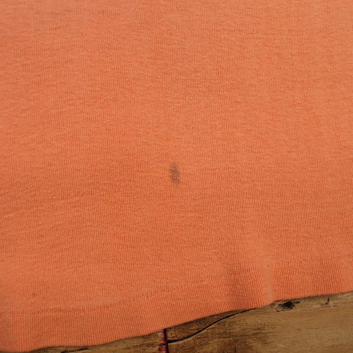 Vintage Stedman T-shirt S Womens 70s Orange Sailboat Graphic 50/50 Single Stitch
