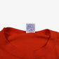 Vintage Jerzees T-shirt L Mens 90s Orange Wisconsin Graphic USA Made