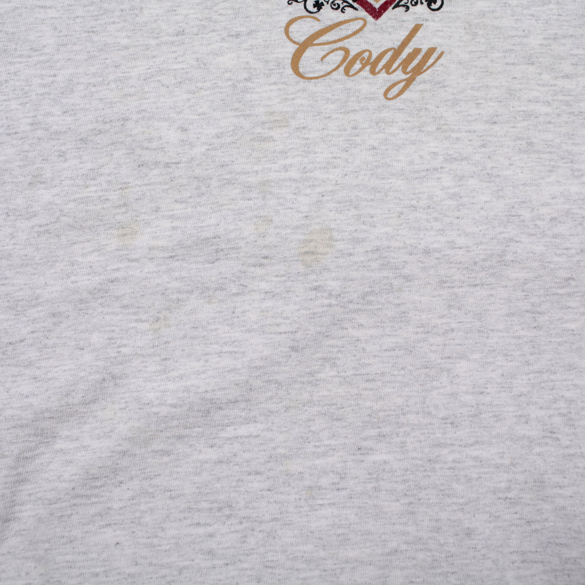 Vintage Signal Sports Ringer T-shirt M Mens 90s White Wyoming Wild West Graphic
