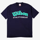 Vintage Wilson T-shirt XL Mens 00s Blue Athleticwear USA Made Sports Gym