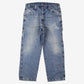Levis Signature Carpenter Jeans 36x30 Blue Straight Faded Medium Stonewash Denim