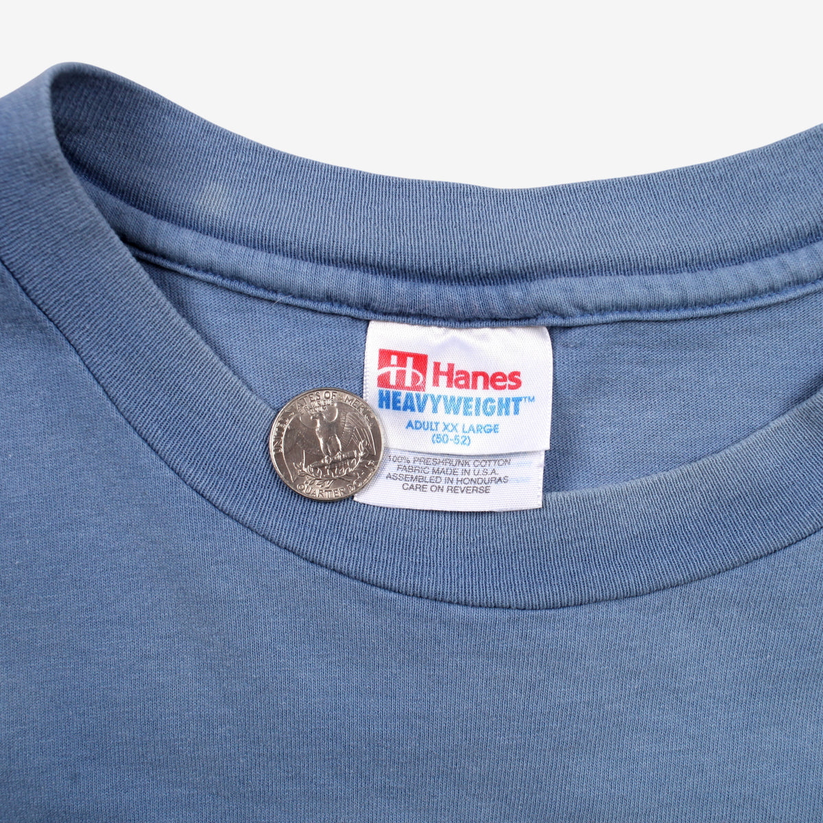 Vintage Hanes T-shirt 2XL Mens Blue South Reef Fishing Marlin
