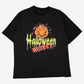 Vintage Single Stitch T-shirt L Mens 90s Halloween Reject Black Pumpkin Spooky