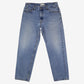 Levis Signature Jeans 36x32 Blue Strauss Relaxed Faded Stonewash Denim