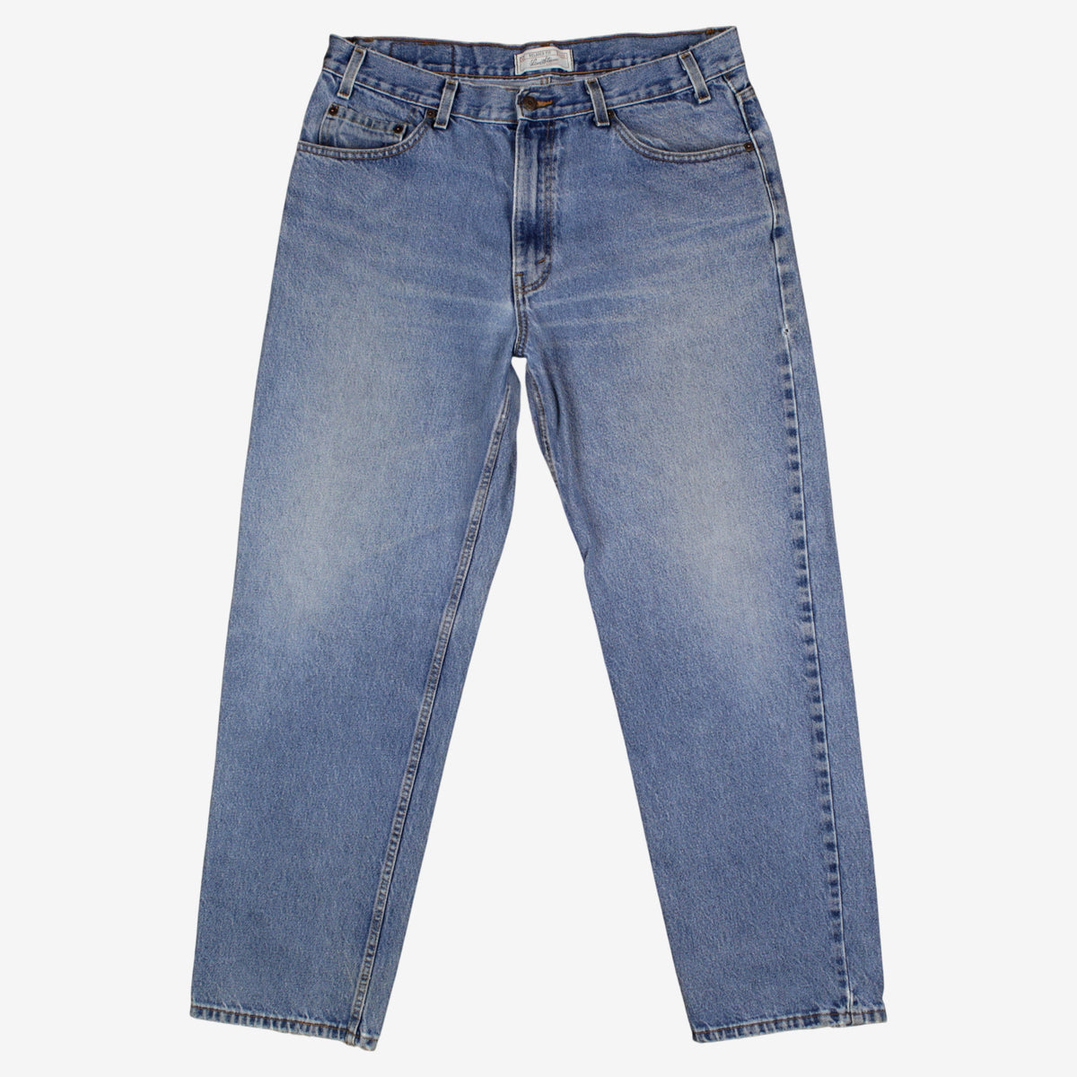 Levis Signature Jeans 36x32 Blue Strauss Relaxed Faded Stonewash Denim