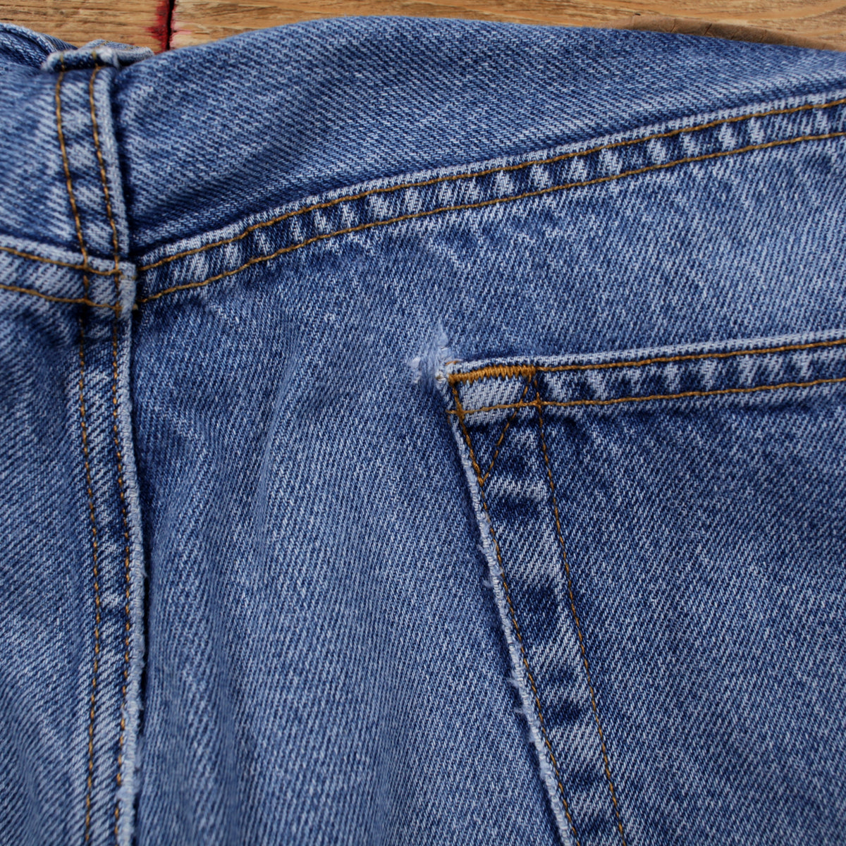 Levis Signature Jeans 36x32 Blue Strauss Relaxed Faded Stonewash Denim