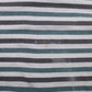 Vintage Bale Dyed Originals T-shirt L Mens 90s White Striped USA Single Stitch