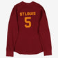 Old Navy Thermal T-shirt M Mens Red Missouri St Louis Graphic Waffle Knit