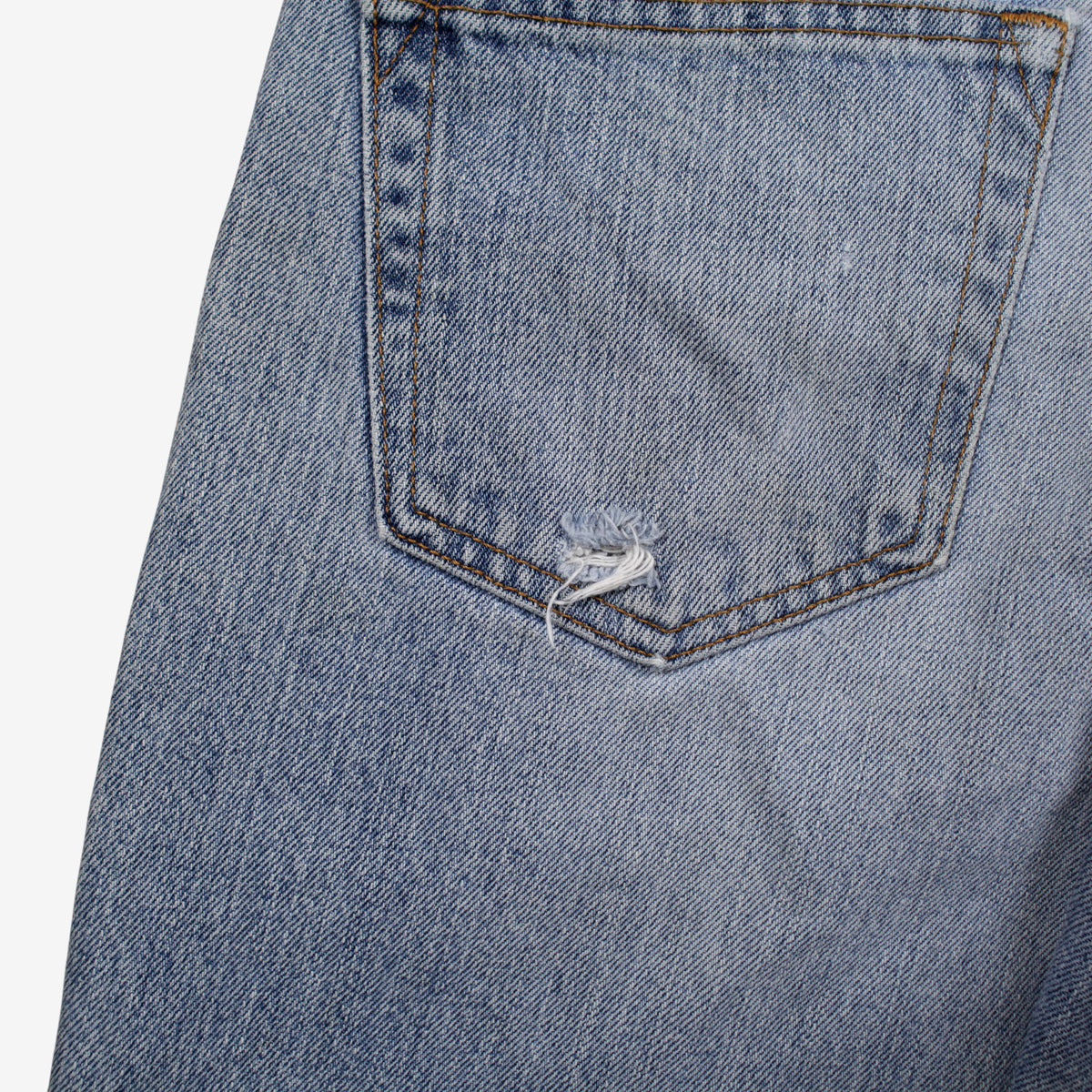 Levis Signature Jeans 32x32 Blue Loose Relaxed Faded Mid Rise Zip Denim