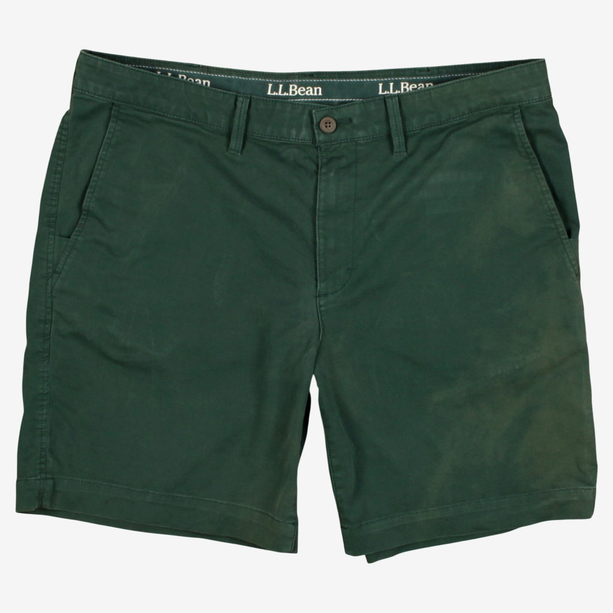 L.L. Bean Shorts 38 Mens 00s Green Chino Outdoor Summer