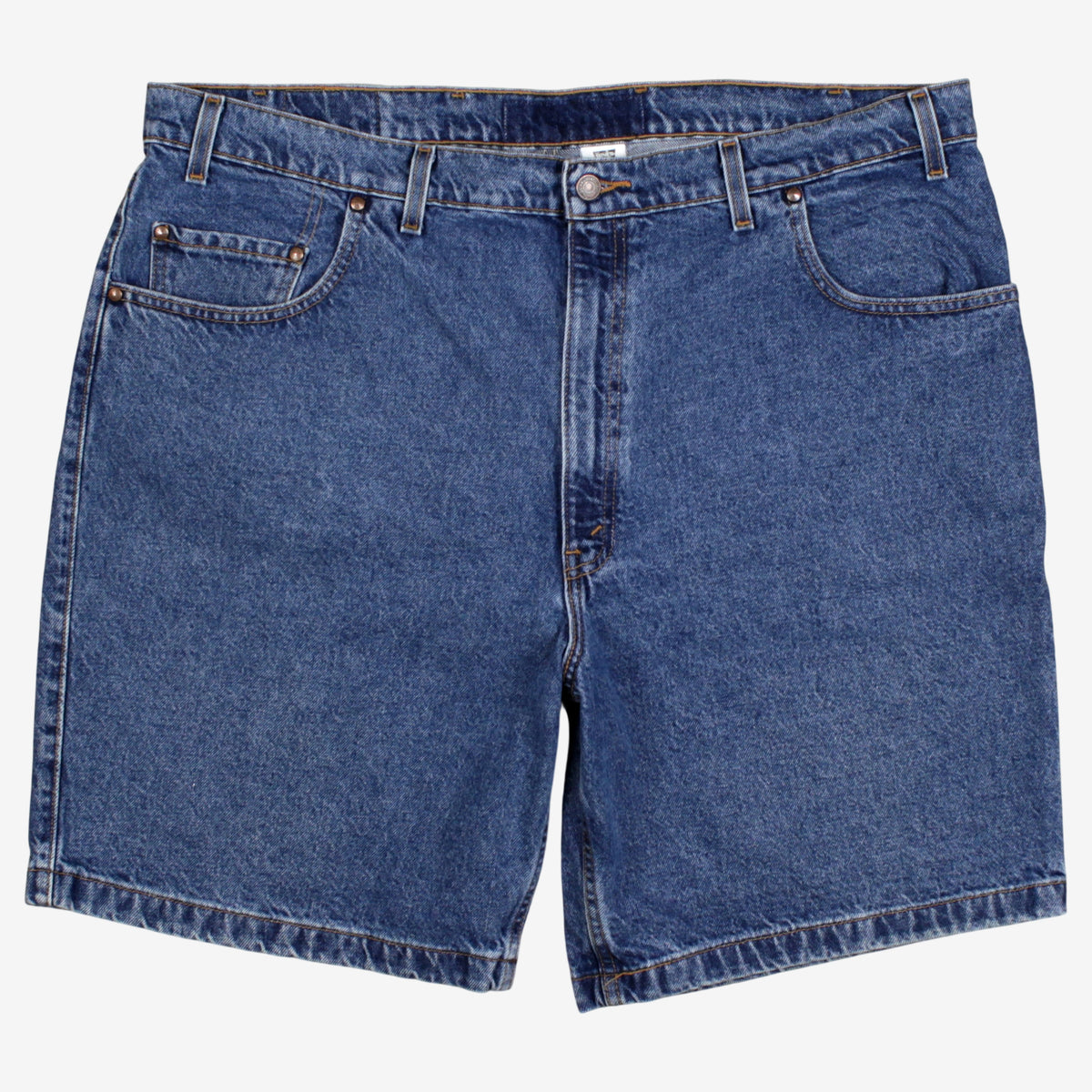 Vintage Levis Loose Denim Shorts Jorts 44 90s Blue Streetwear