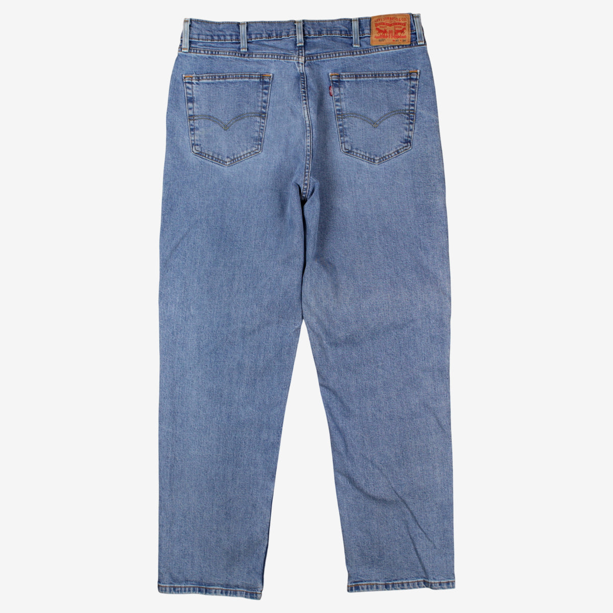 Levis 550 Jeans 38x34 Blue Relaxed Taper Faded Medium Stonewash Denim