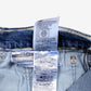 Levis 550 Jeans 38x34 Blue Relaxed Taper Faded Medium Stonewash Denim