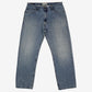 Levis Signature Straight Jeans 38x34 Blue Faded Stonewash Denim