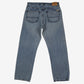 Levis Signature Straight Jeans 38x34 Blue Faded Stonewash Denim