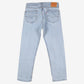 Levis 505 Jeans 34x29 Blue Regular Straight Faded Light Stonewash Zip Denim