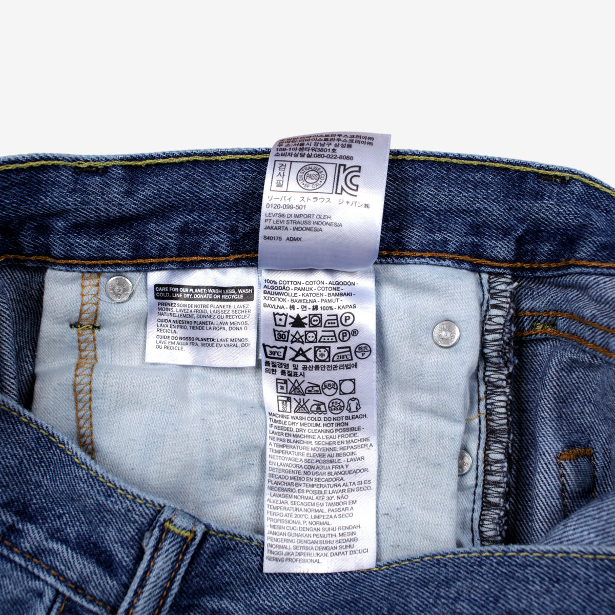 Levis 505 Jeans 31x30 Blue Regular Straight Faded Stonewash Red Tab Denim