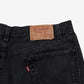 Vintage Levis 505 Jeans 36x31 90s Faded Black Straight Stonewash Denim