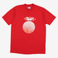 Vintage Hanes T-shirt M Mens 90s Basketball Graphic Red USA Made Single Stitch