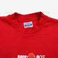 Vintage Hanes T-shirt M Mens 90s Basketball Graphic Red USA Made Single Stitch