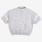 L D Sports International Polo Shirt M Mens Grey Sports Striped Pocket