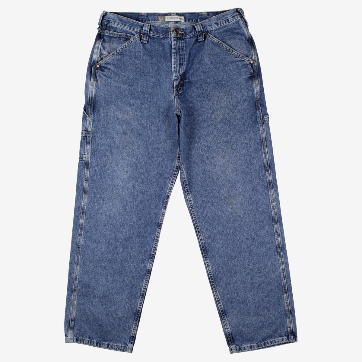 Lee Carpenter Jeans 36x32 Blue Medium Stonewash Zip Fly Workwear Denim