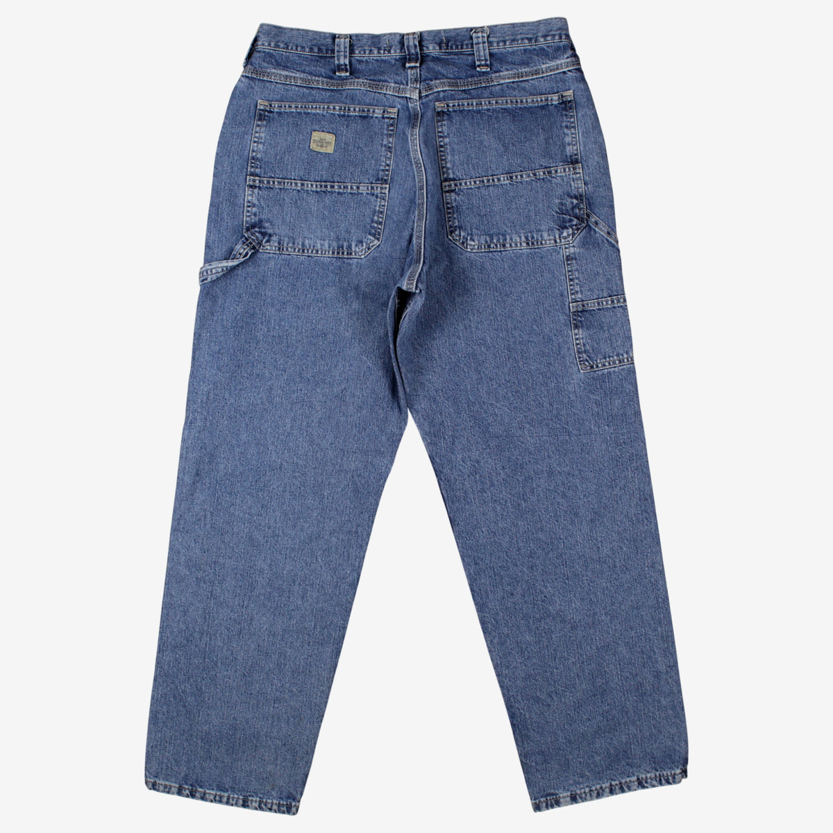 Lee Carpenter Jeans 36x32 Blue Medium Stonewash Zip Fly Workwear Denim