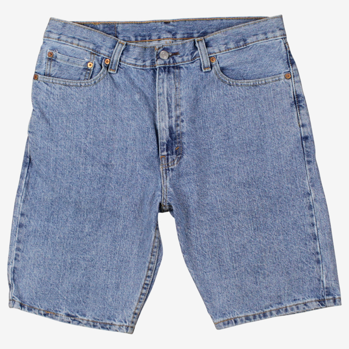Levis 505 Denim Shorts Jorts 33 00s Blue Bermuda Style