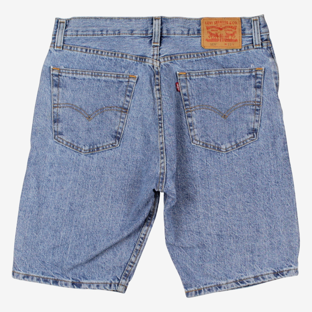 Levis 505 Denim Shorts Jorts 33 00s Blue Bermuda Style