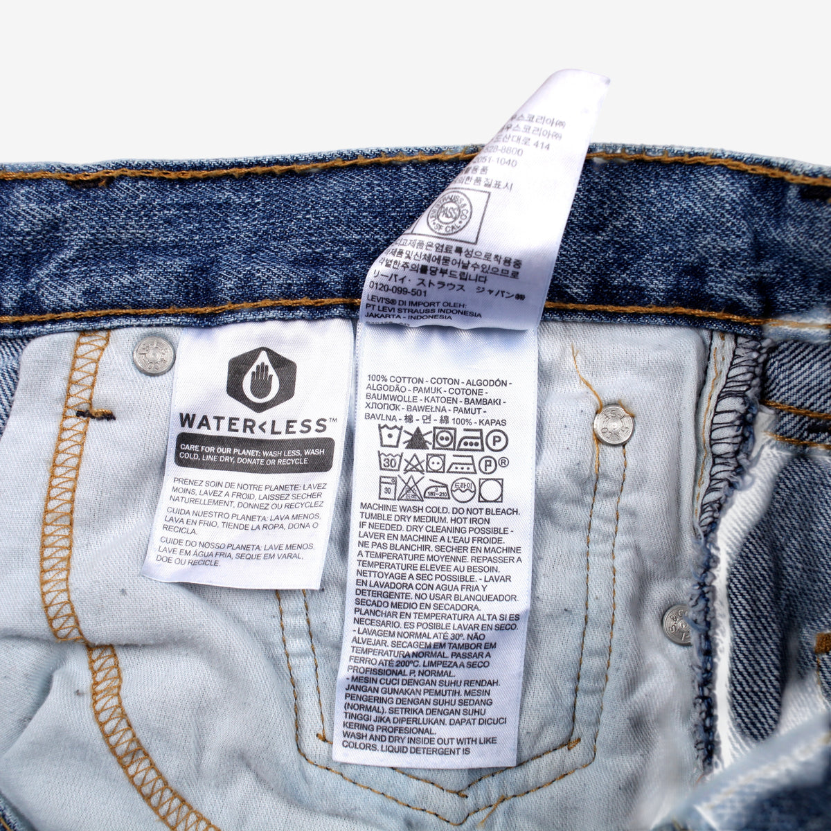 Levis 505 Denim Shorts Jorts 33 00s Blue Bermuda Style