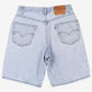 Vintage Levis 550 Denim Baggy Shorts Jorts 32 Blue Light Wash Summer