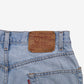 Vintage Levis 550 Denim Baggy Shorts Jorts 32 Blue Light Wash Summer