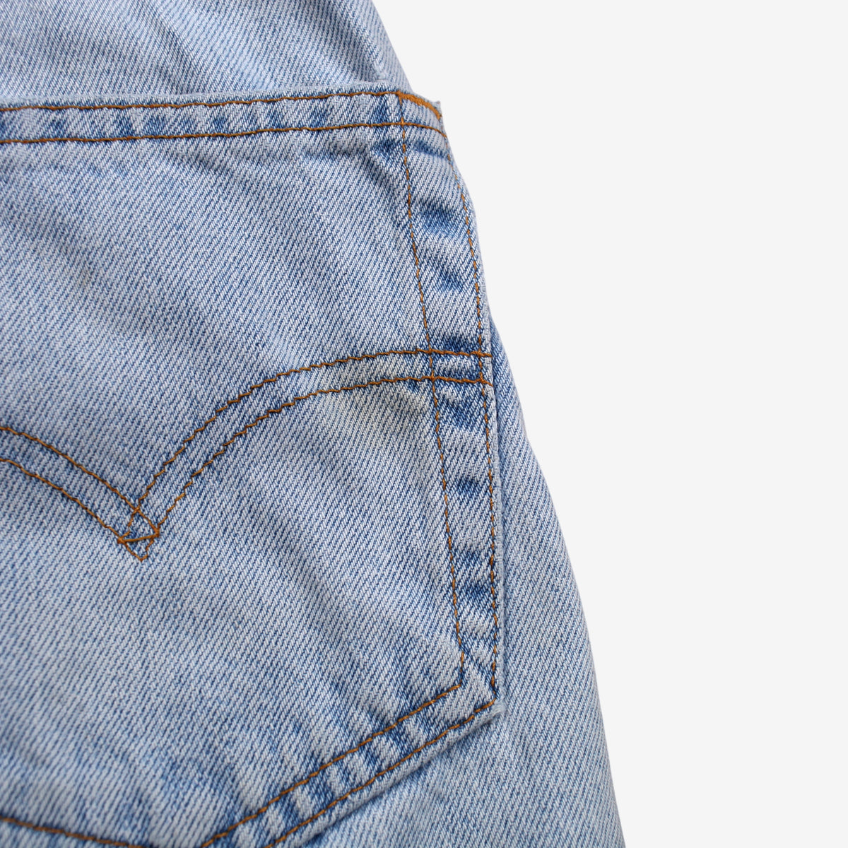 Vintage Levis 550 Denim Baggy Shorts Jorts 32 Blue Light Wash Summer