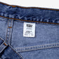 Vintage Levis 550 Denim Baggy Shorts Jorts 38 90s Blue Western Summer