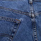 Vintage Levis 550 Denim Baggy Shorts Jorts 38 90s Blue Western Summer