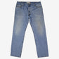 Levis 505 Jeans 40x34 Blue Regular Straight Faded Light Stonewash Zip Denim